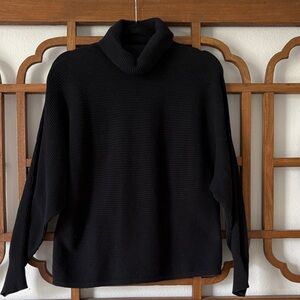 Black Turtleneck Sweater